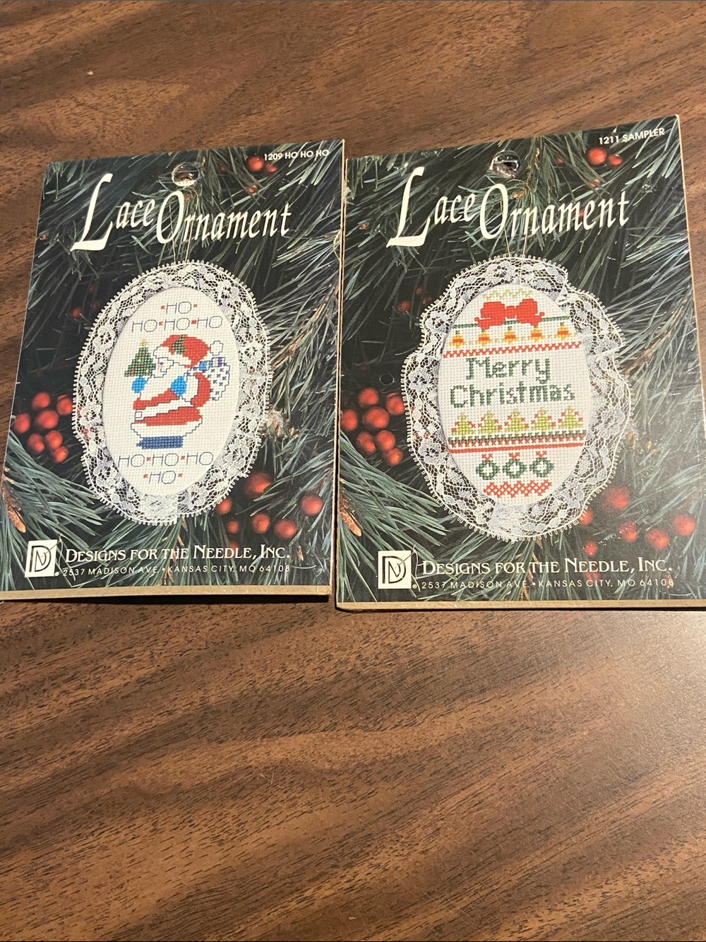 2 Christmas Needlepoint Ornament Kits New in Package